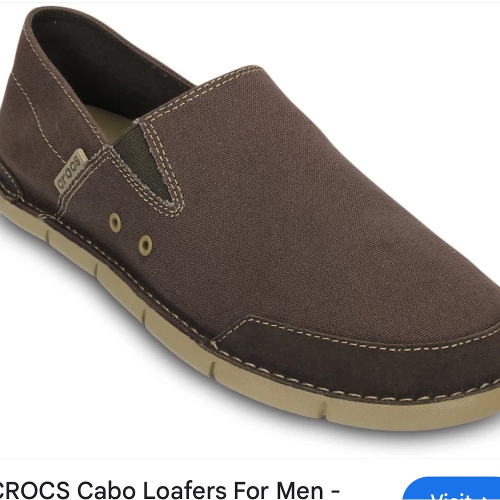 Crocs Cabo loafers mens 13